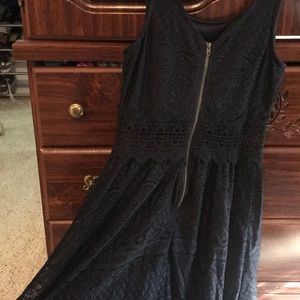 Black lace dress